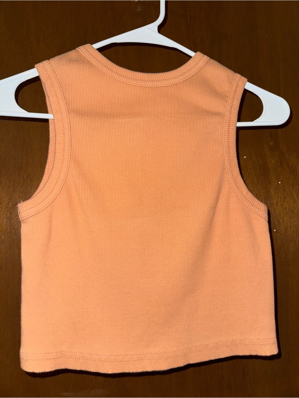 Roxy Roxify Orange Ribbed Cropped Tank - Picture 3 of 4
